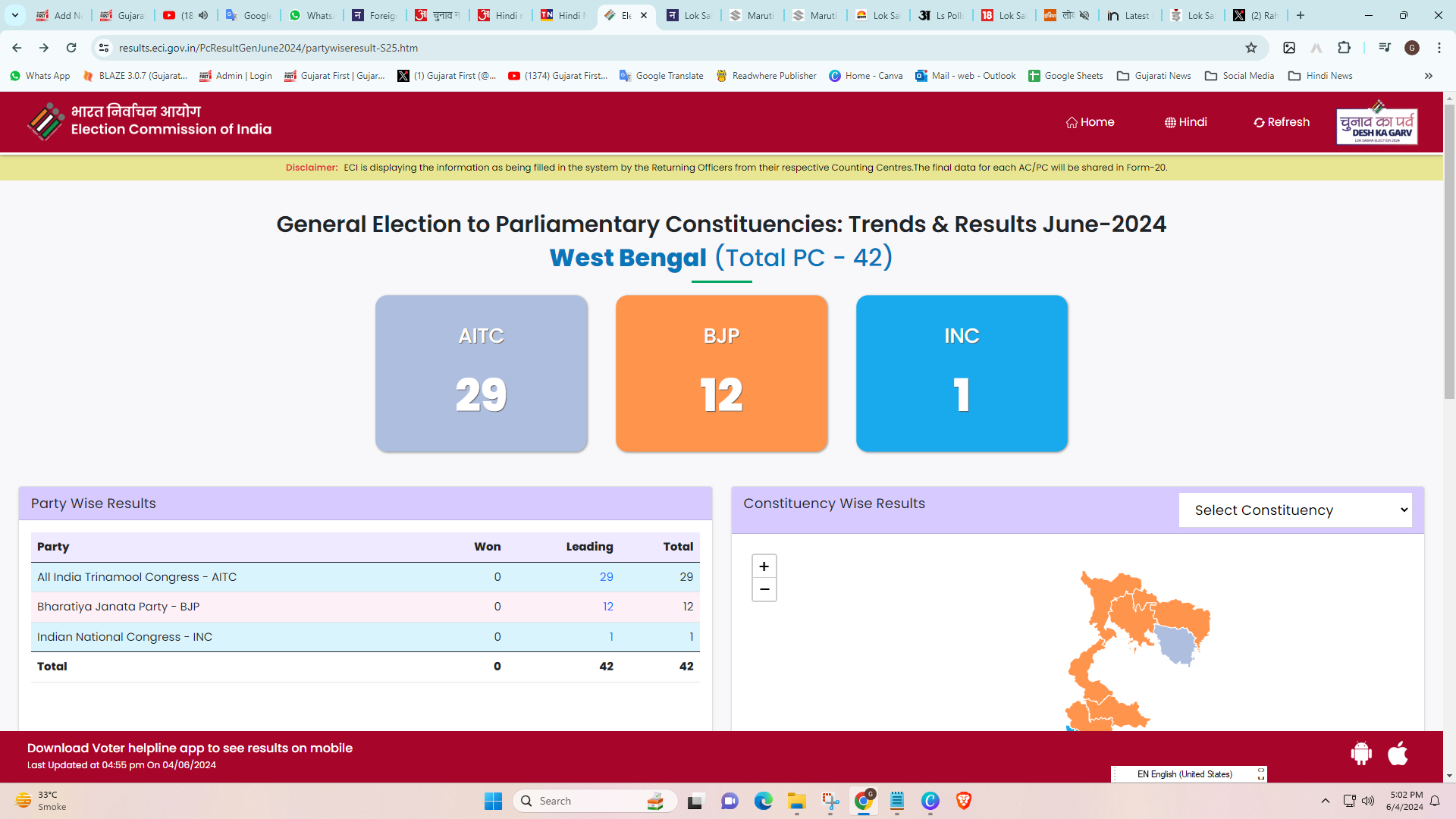 Lok Sabha Election, Lok Sabha Election 2024, BJP, Congress, PM Modi, TMC