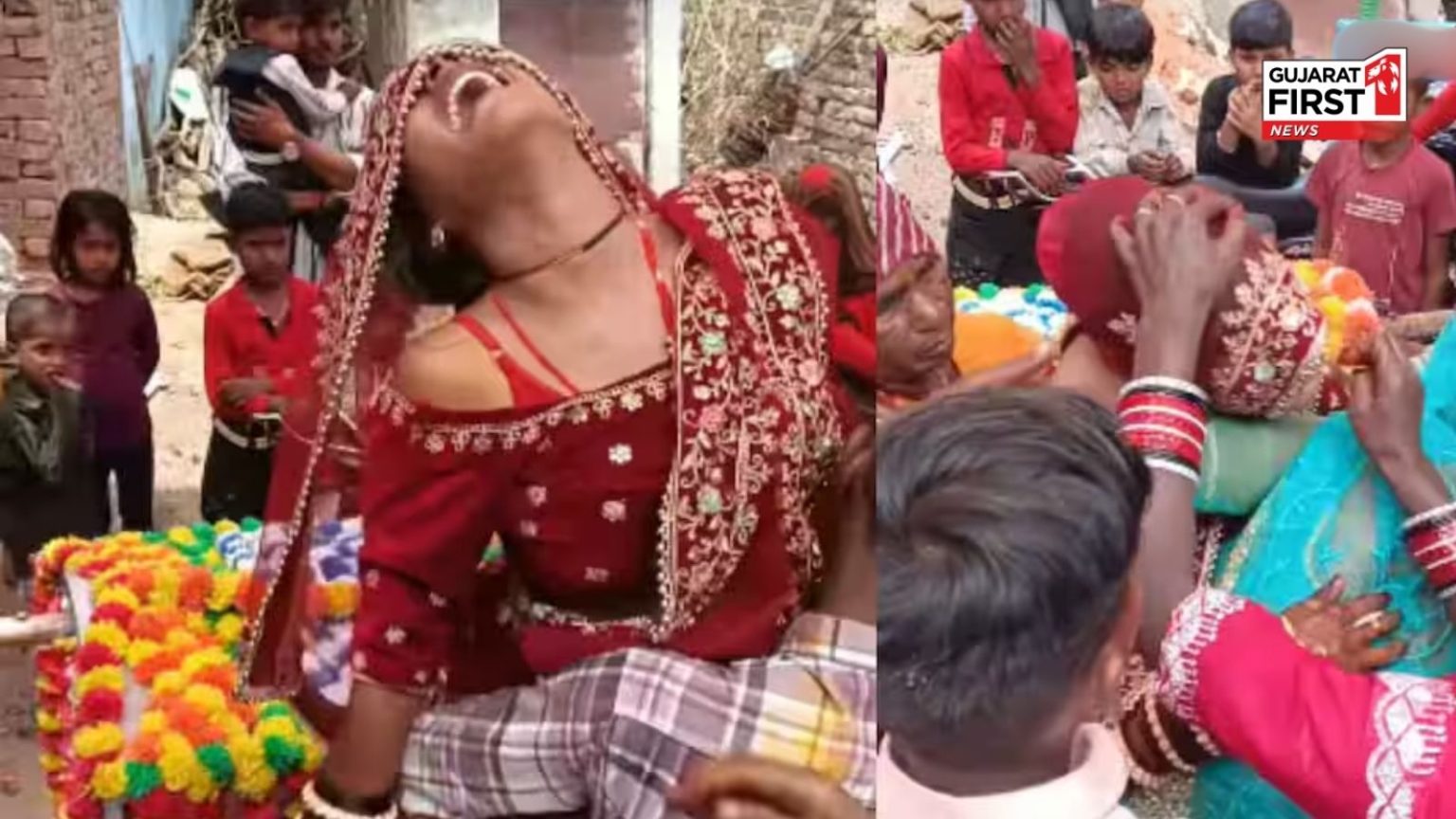 Bidaai વેળાએ Bride નાના બાળકોની જેમ પોક મૂકીને રડી, Viral Video ...